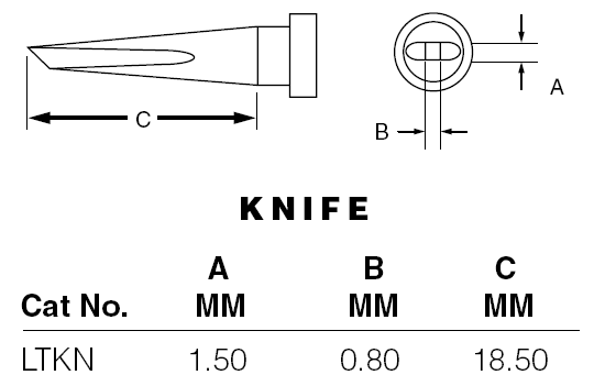 weller LT SERIES TIP